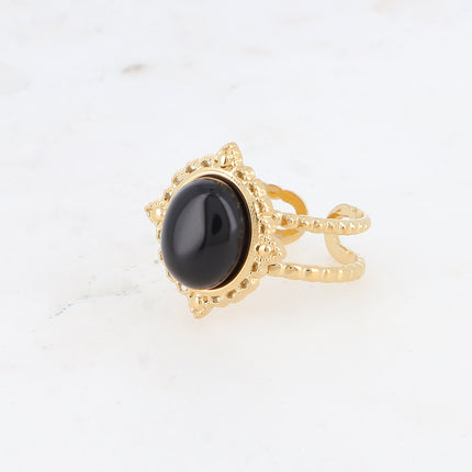 Bague Galinatine - pierre naturelle ovale