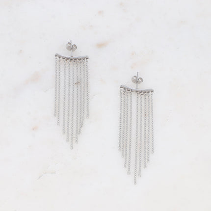 Boucles puces Aselya - 9 chaînes pendantes