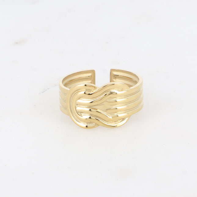Ring - lines and knot