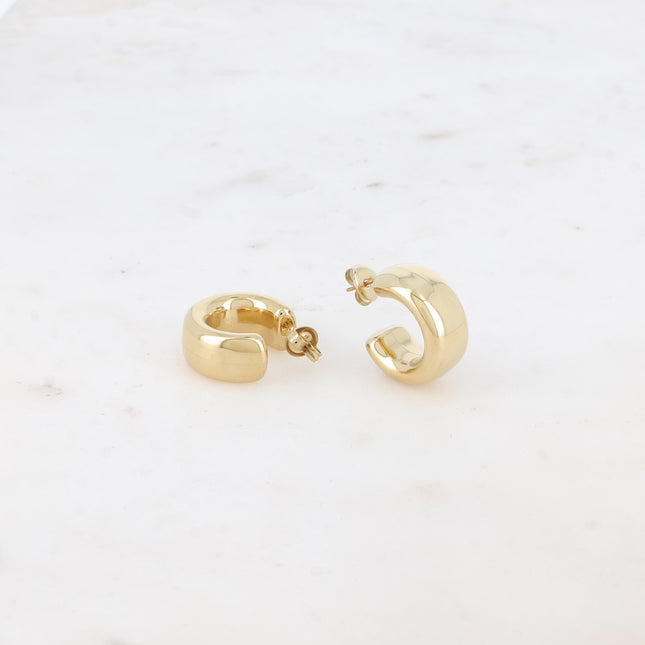 Hoop earrings - 2.1 cm wide