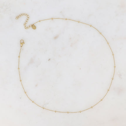 Collier - maille boules 40+5 cm