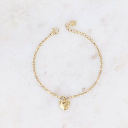 Bracelet Alda - pendentif coeur