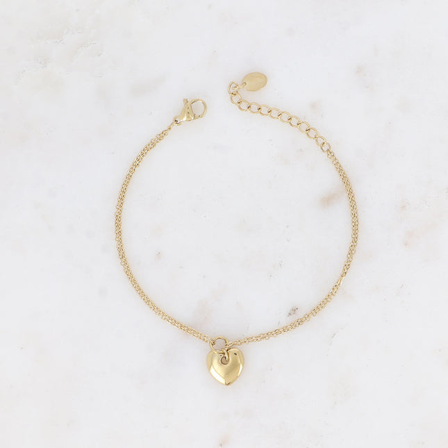 Alda Bracelet - Heart Pendant