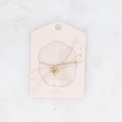 Bracelet Alda - pendentif coeur