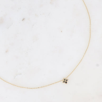 Collier - trèfle et oxydes de zirconium