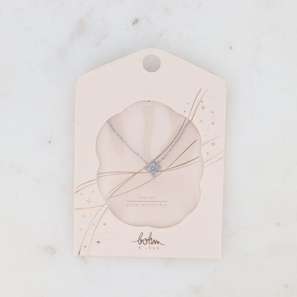 Collier - trèfle et oxydes de zirconium