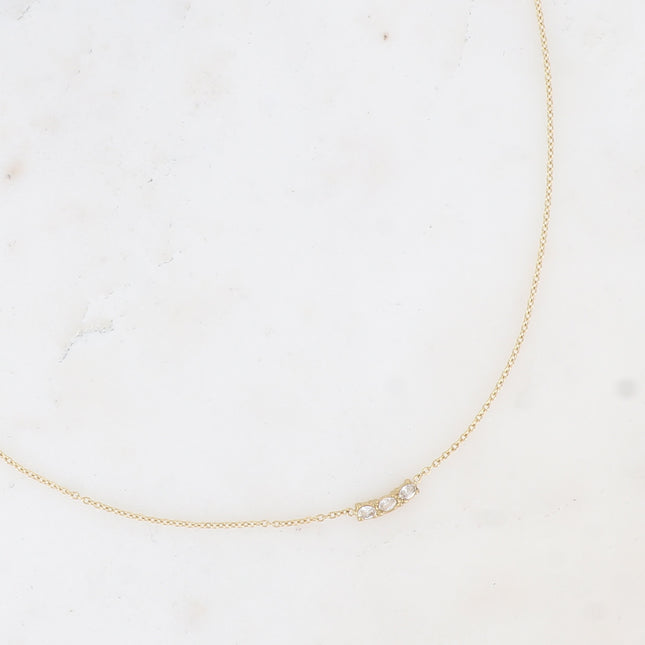 Collier Erica - 3 oxydes de zirconium