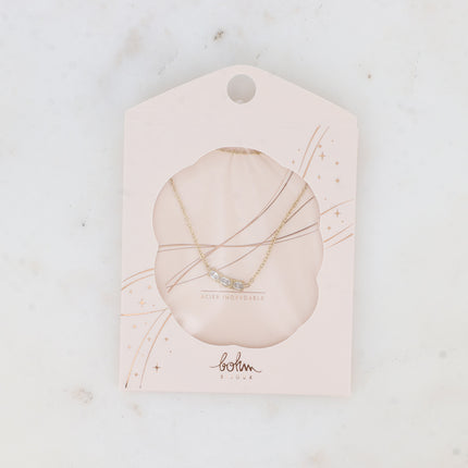 Collier Erica - 3 oxydes de zirconium