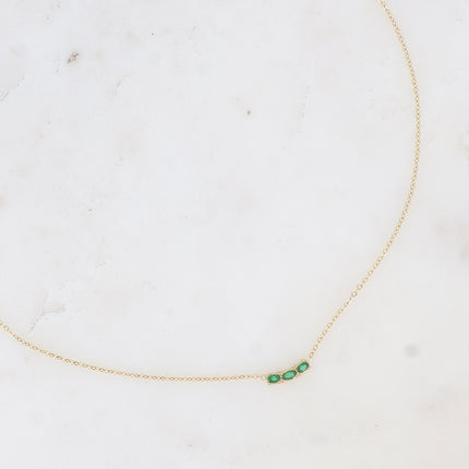 Collier Erica - 3 oxydes de zirconium