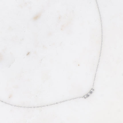 Collier Erica - 3 oxydes de zirconium