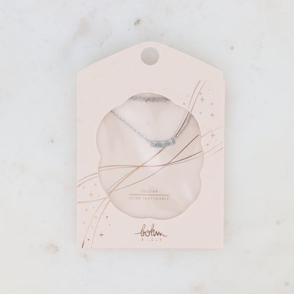Collier Erica - 3 oxydes de zirconium