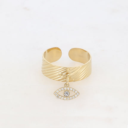 Bague Oulila - oeil de oxydes de zirconium
