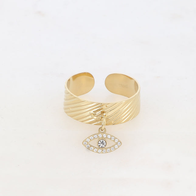 Bague Oulila - oeil de oxydes de zirconium