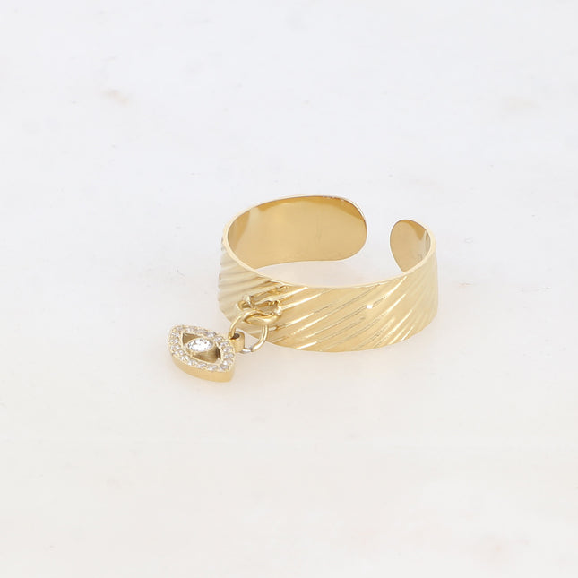 Bague Oulila - oeil de oxydes de zirconium