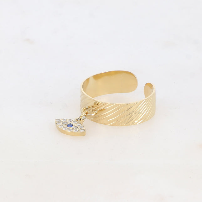 Bague Youlia - oeil de oxydes de zirconium