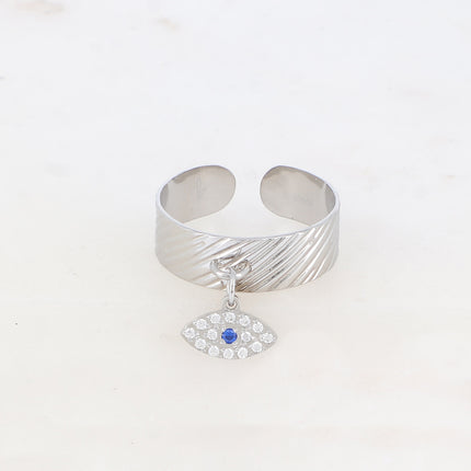 Bague Youlia - oeil de oxydes de zirconium