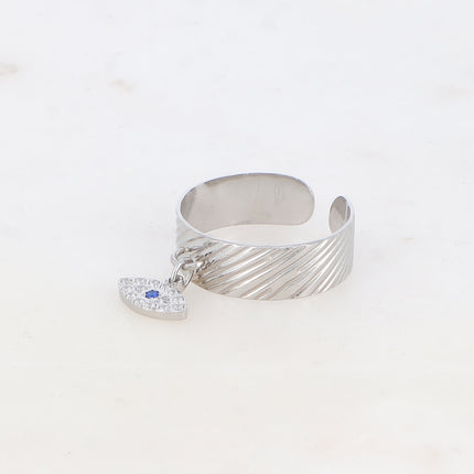 Bague Youlia - oeil de oxydes de zirconium