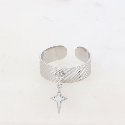 Bague Starlitine - étoile nacrée