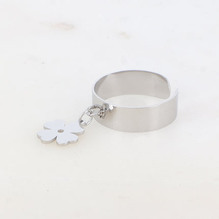 Bague Kaliyadi - trèfle à 4 feuilles