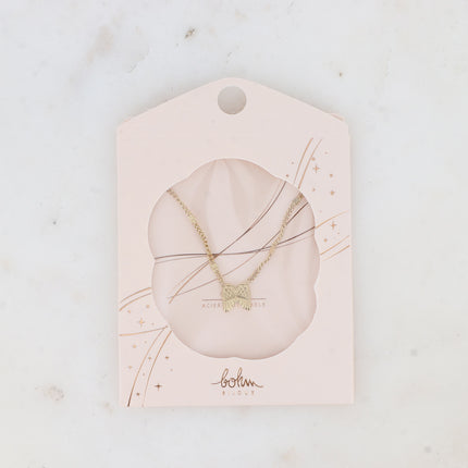 Collier Diane - ailes gravées