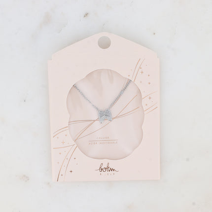 Collier Diane - ailes gravées