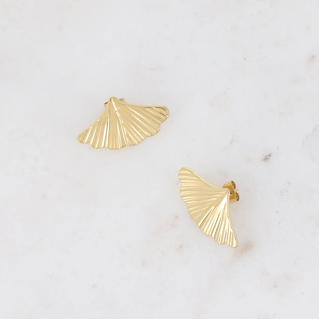Boucles puces - grand ginko texturé