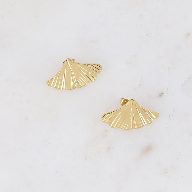 Boucles puces - grand ginko texturé