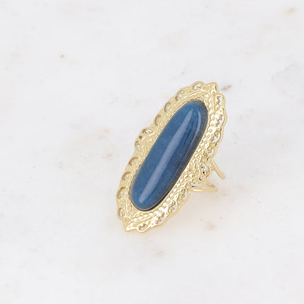 Bague - tige en pierre naturelle