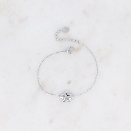 Bracelet Virginie - nuage et étoile ajourée
