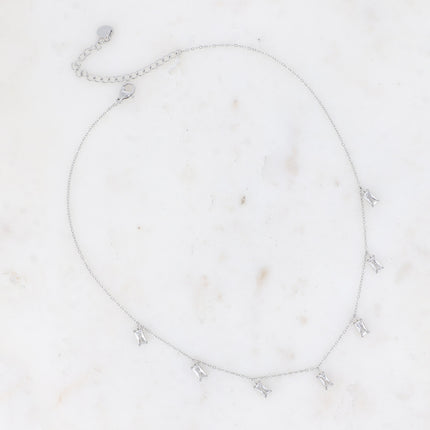 Collier Filia - 7 cristaux rectangulaires