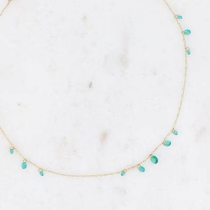 Collier - 11 petits cristaux