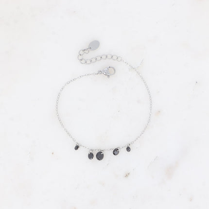 Bracelet - 5 petits cristaux