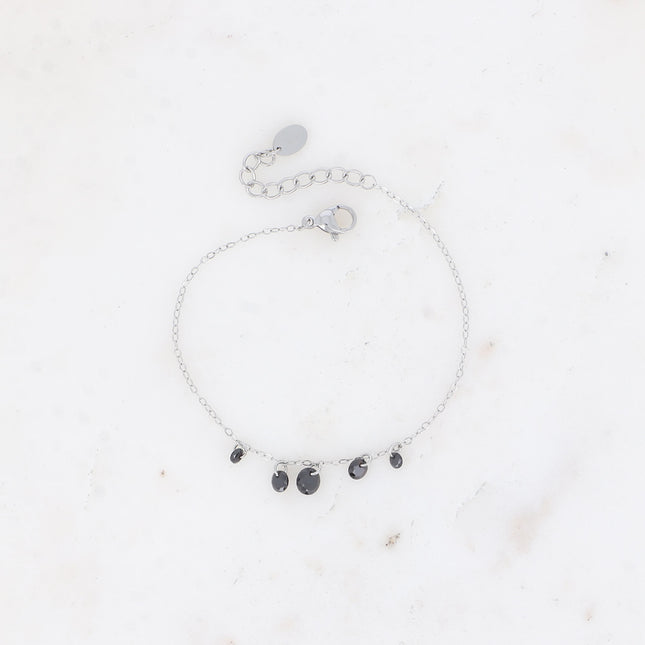 Bracelet - 5 small crystals