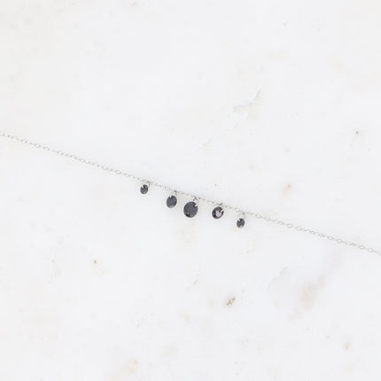 Bracelet - 5 petits cristaux