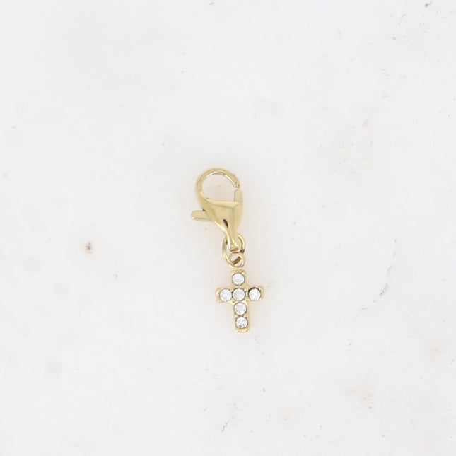 Charm - croix et oxyde de zirconium