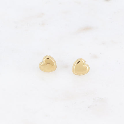 Boucles puces - coeur