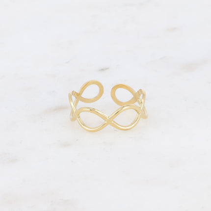 Bague Filamèle - lignes ondulées
