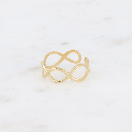 Bague Filamèle - lignes ondulées