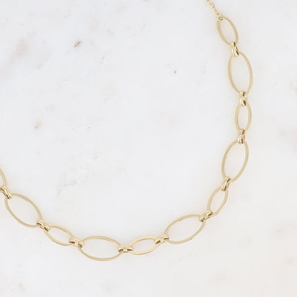 Collier Laurie - multi anneaux ovales