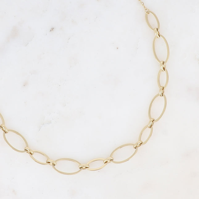 Collier Laurie - multi anneaux ovales