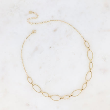 Collier Laurie - multi anneaux ovales