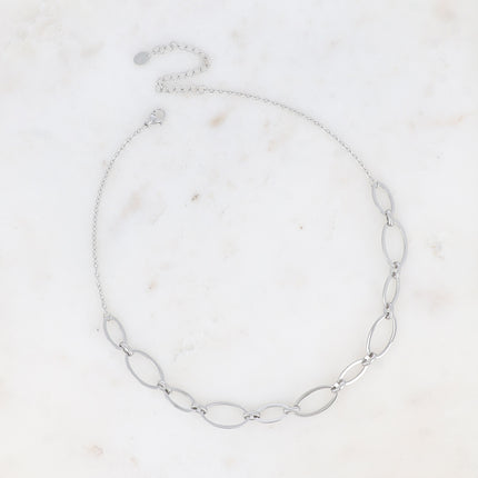 Collier Laurie - multi anneaux ovales