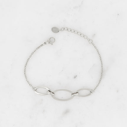Bracelet Laurie - 3 anneaux ovales