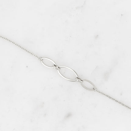Bracelet Laurie - 3 anneaux ovales