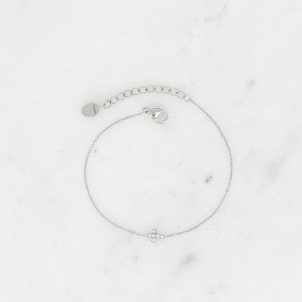 Bracelet - mini croix avec oxydes de zirconium
