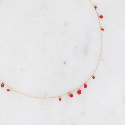 Collier - 11 petits cristaux