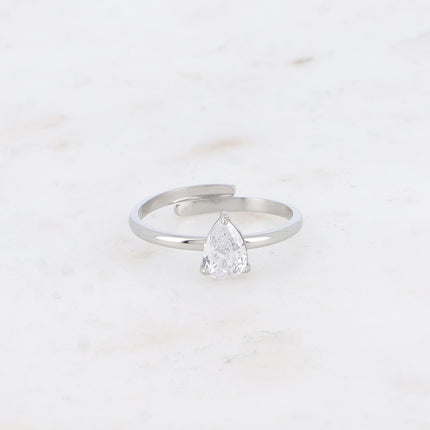 Bague - cristal goutte