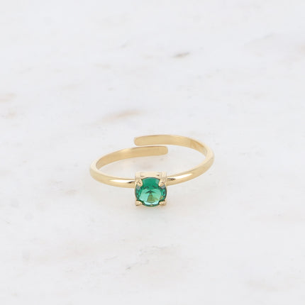 Bague - cristal rond