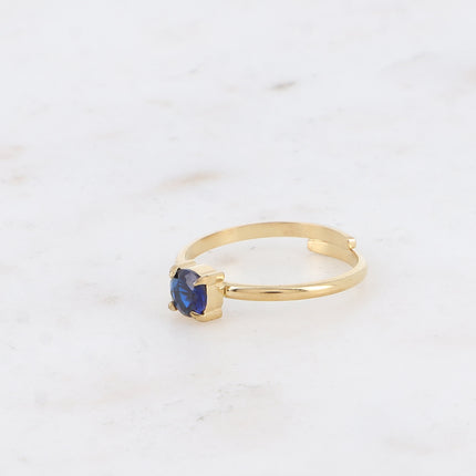 Bague - cristal rond