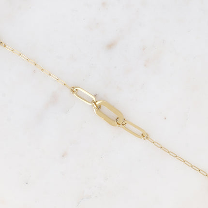 Bracelet - 3 maillons ovales